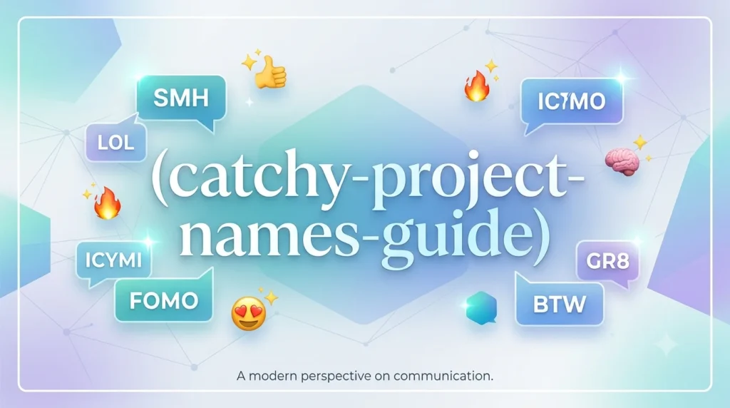 catchy-project-names