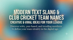 club cricket team names