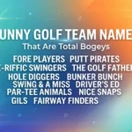 Funny Golf Team Names: How to Pick the Perfect Moniker for Your Next Scramble