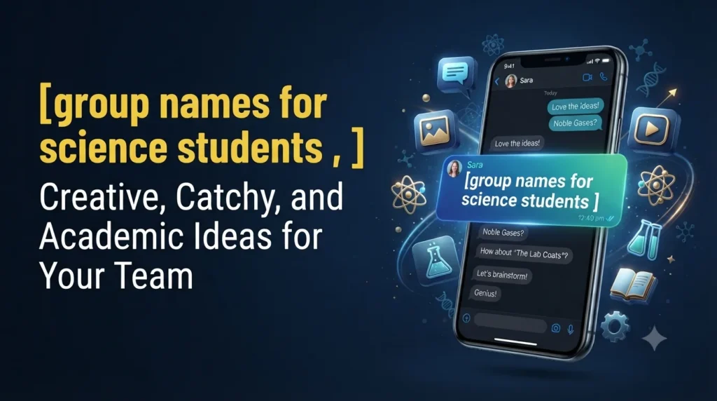 The Ultimate Guide to Creative and Impactful Group Names for Science Students