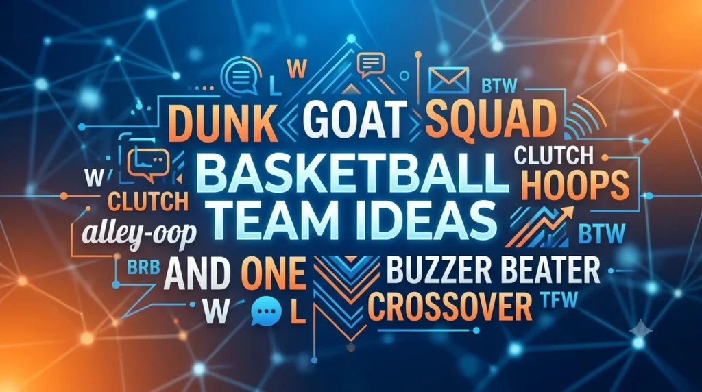 name of team basketball ideas