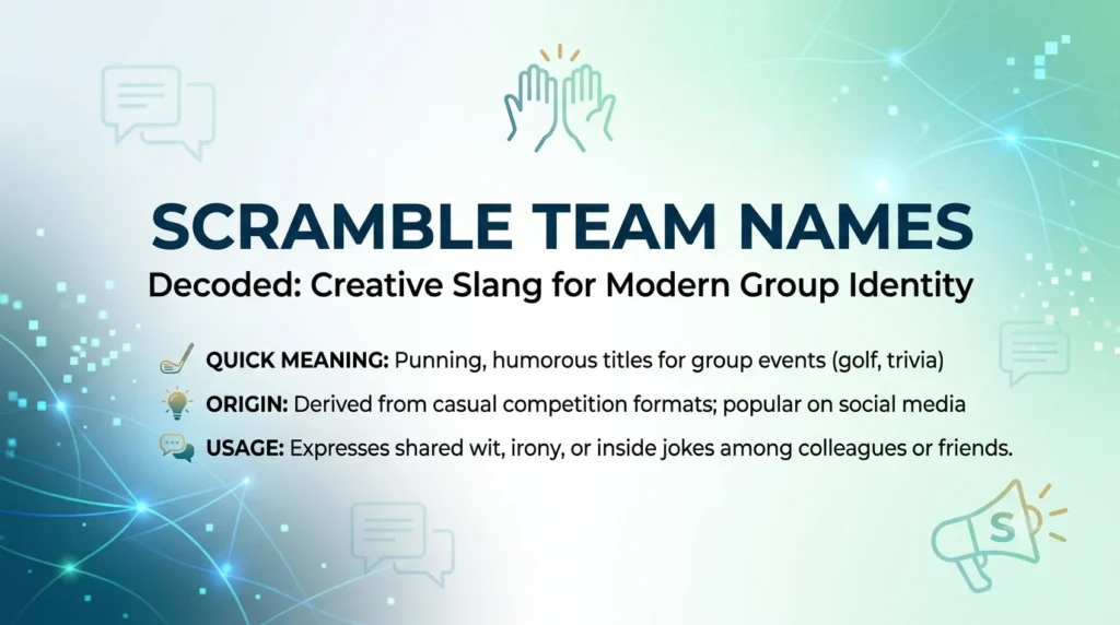 scramble team names