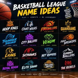 basketball league name ideas