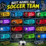 best names for soccer teams