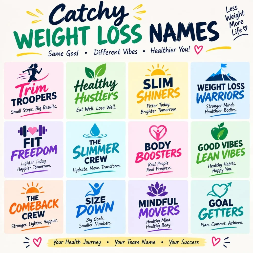 catchy weight loss names