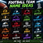 football team names