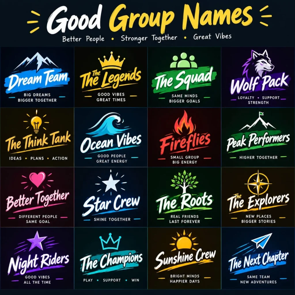 good group names