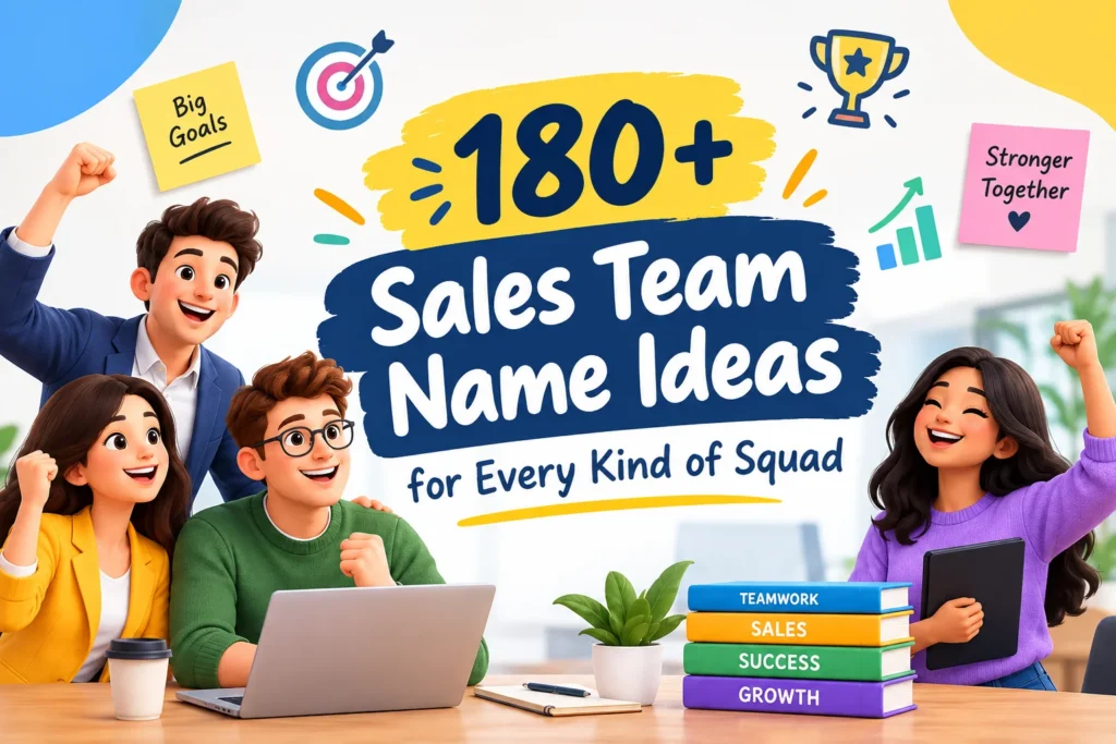 180+ Sales Team Name Ideas for Every Kind of Squad